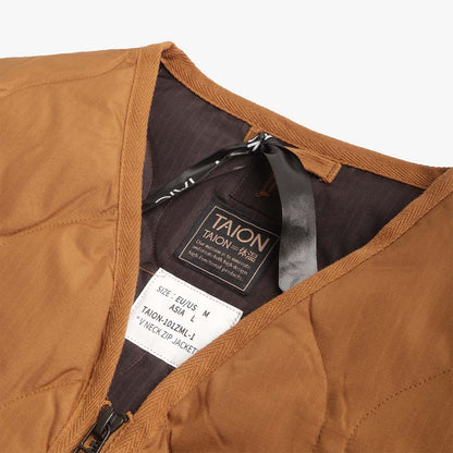 Taion Military Zip V Neck Down Jacket