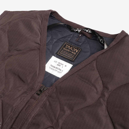 Taion Military Zip V Neck Down Vest