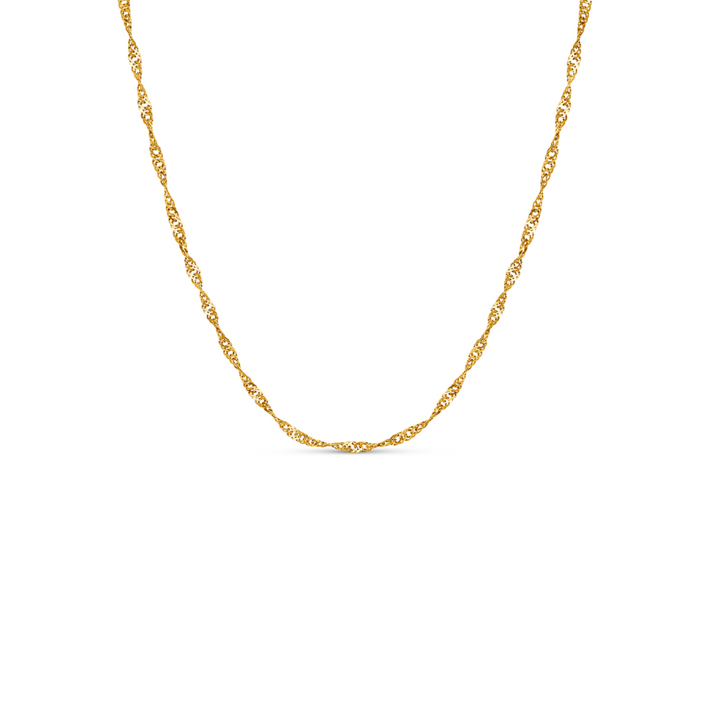 Written in The Sand Initial Necklace (Gold)