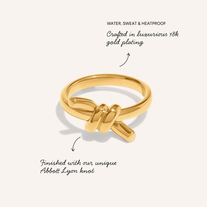Twisted Knot Ring (Gold)