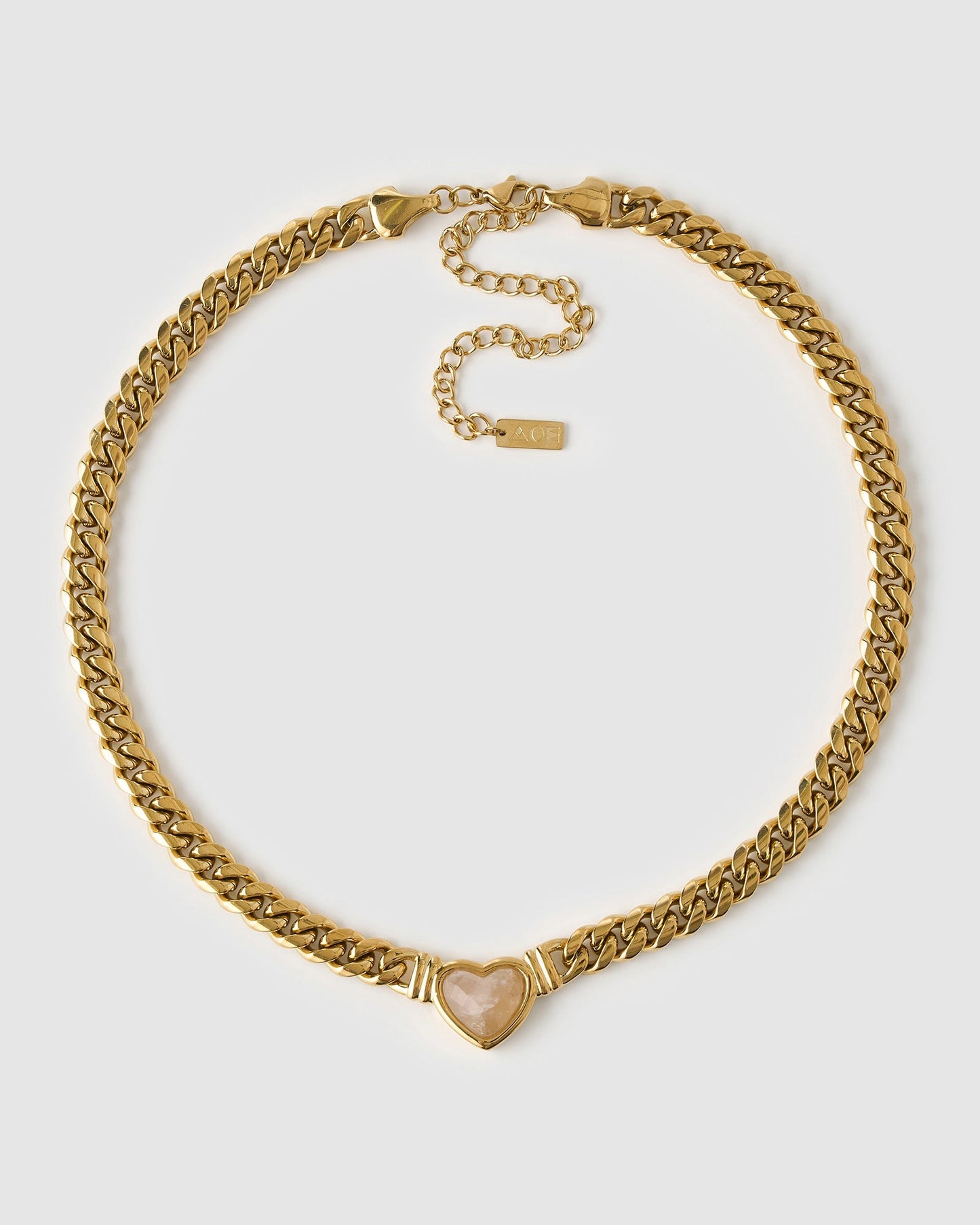 Valentine Necklace - Rose Quartz