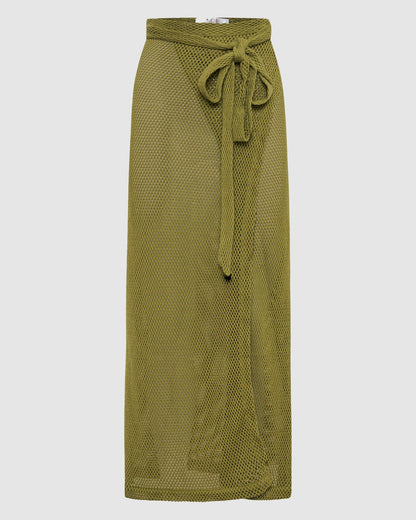 Verona Wrap Skirt - Pistachio