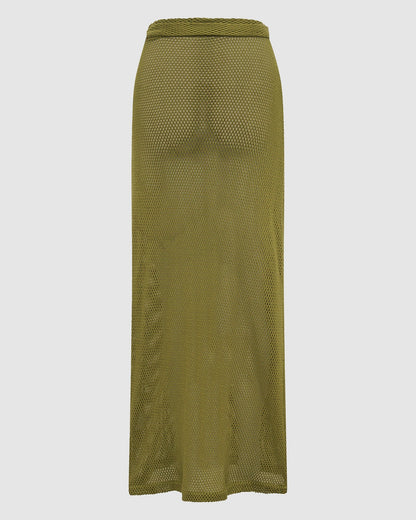 Verona Wrap Skirt - Pistachio