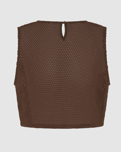 Verona Top - Chocolate