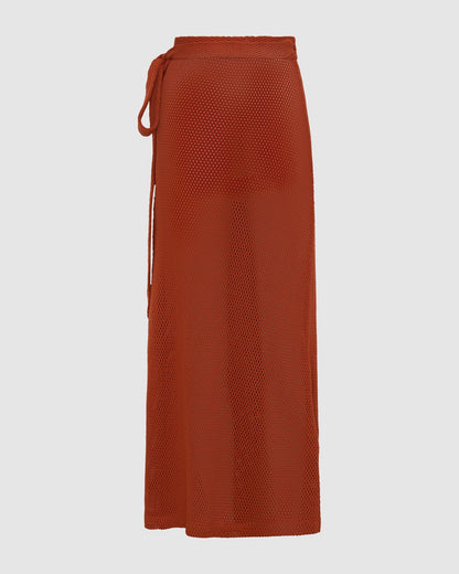 Verona Wrap Skirt - Apricot
