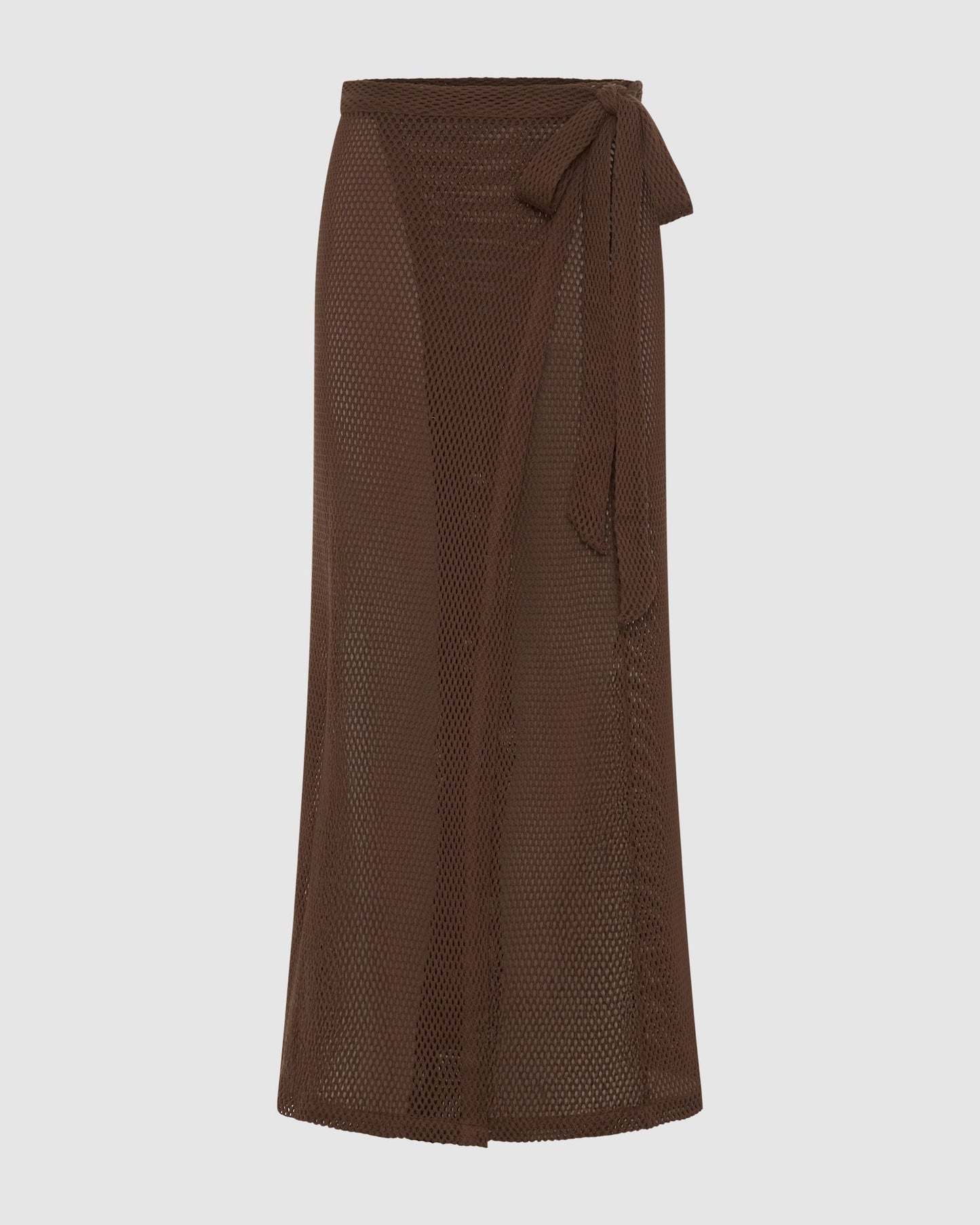 Verona Wrap Skirt - Chocolate