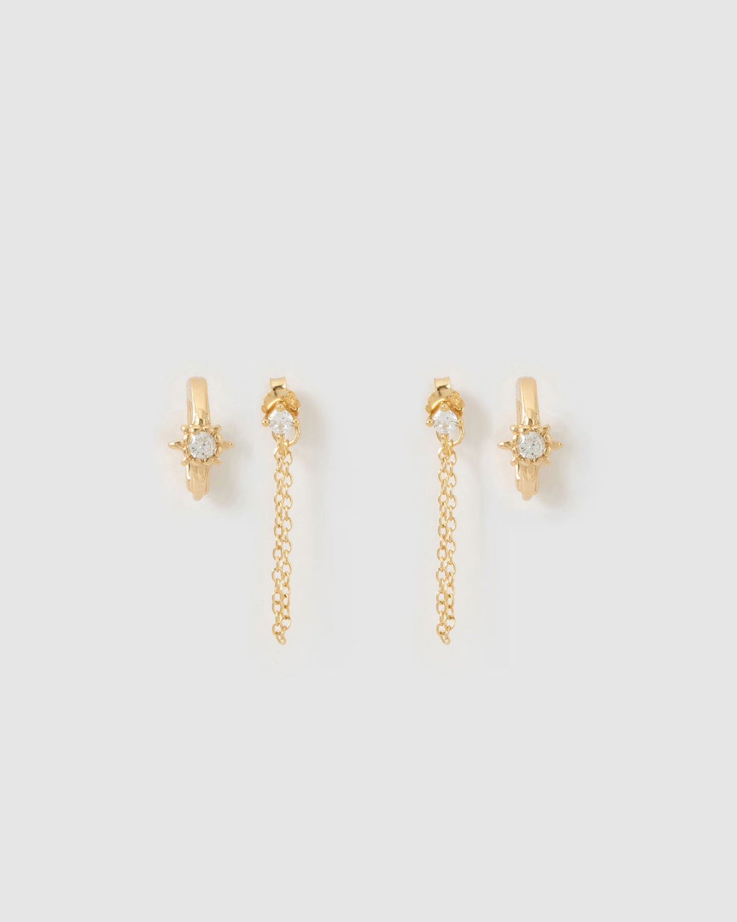 Vivia Earring Stack - Gold