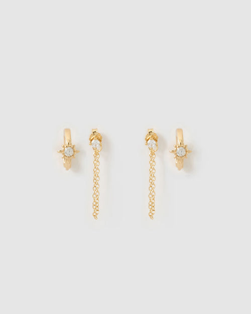Vivia Earring Stack - Gold