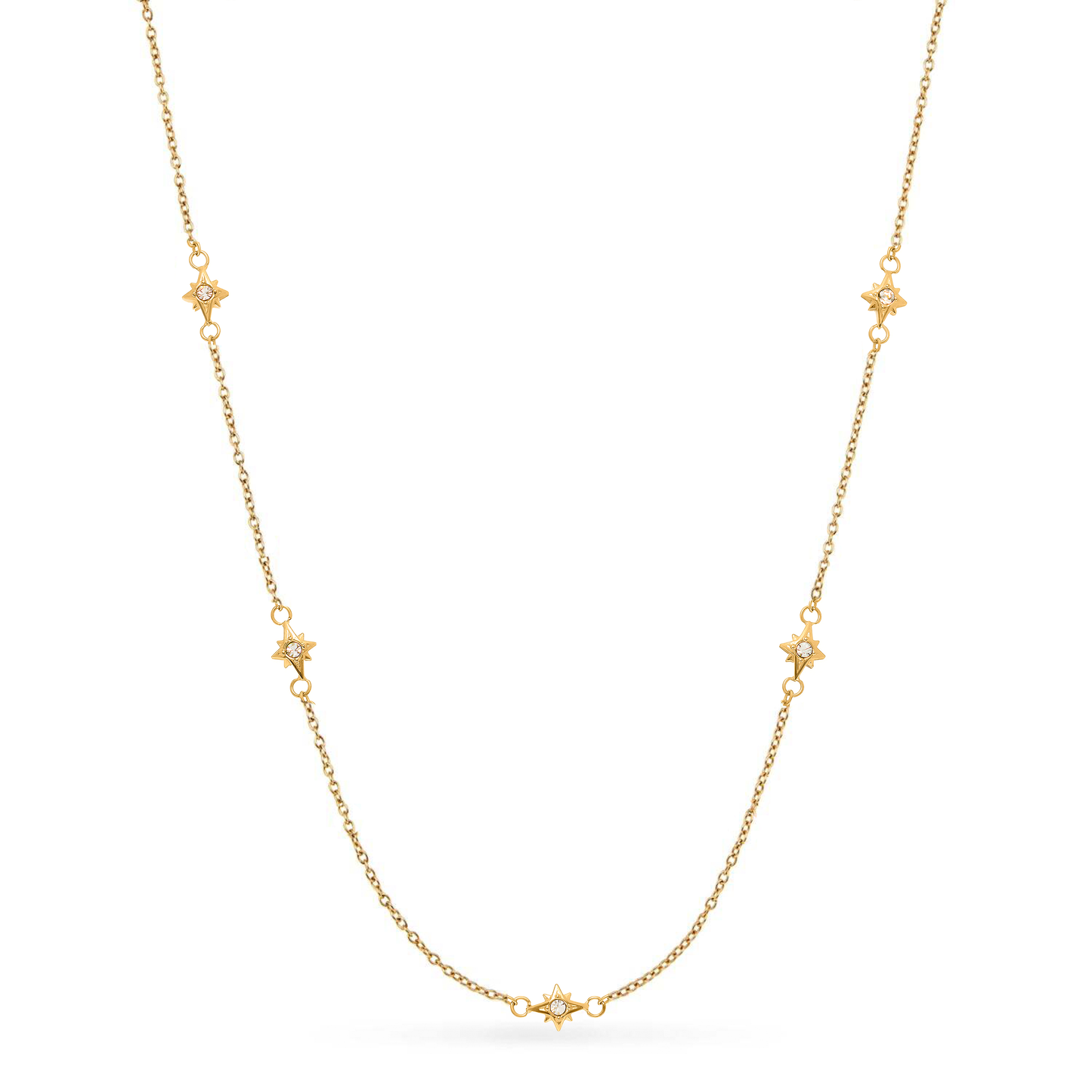 Written in the Stars Initial Necklace (Gold)