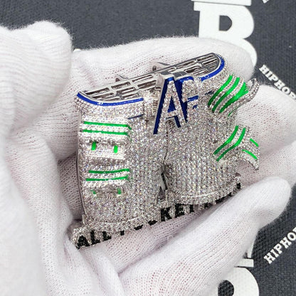 All Pockets Full CZ Hip Hop Bling Iced Out Pendant
