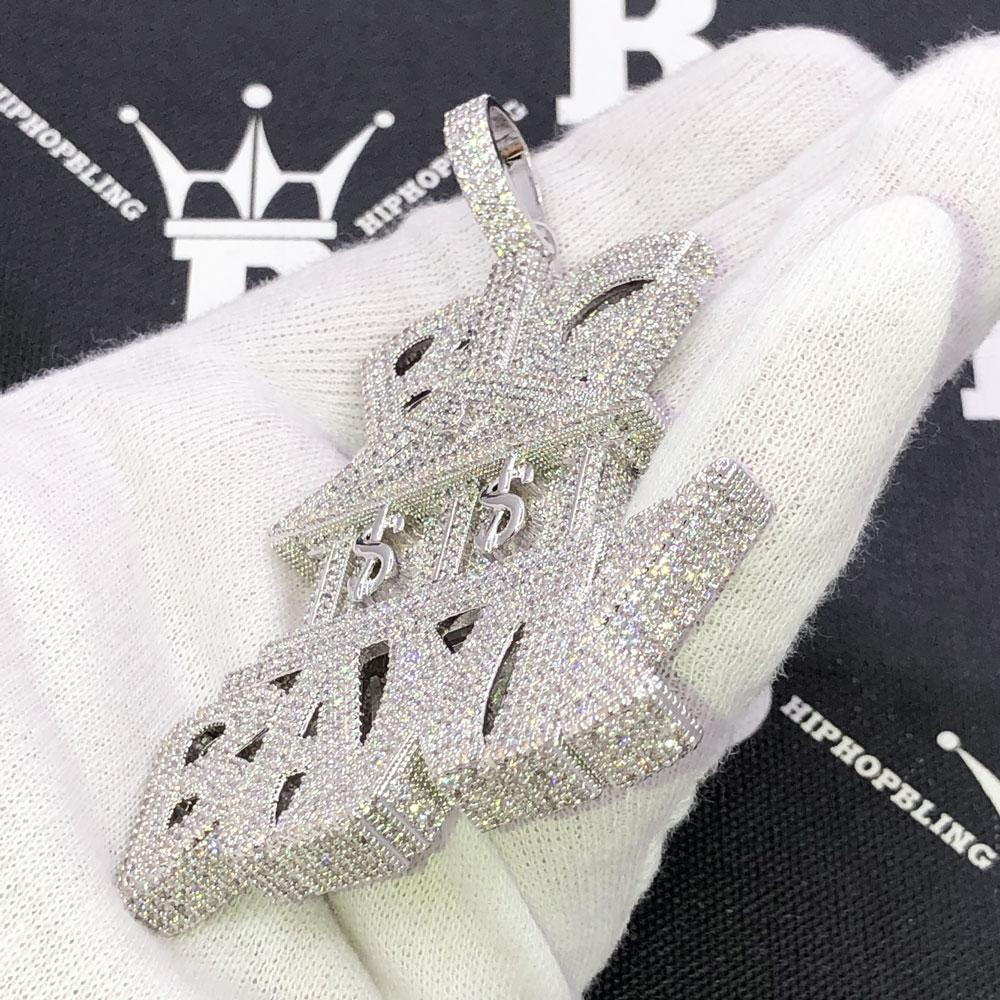 Big Bank $ CZ Hip Hop Bling Iced Out Pendant