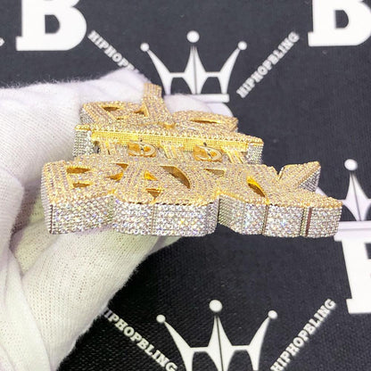 Big Bank $ CZ Hip Hop Bling Iced Out Pendant