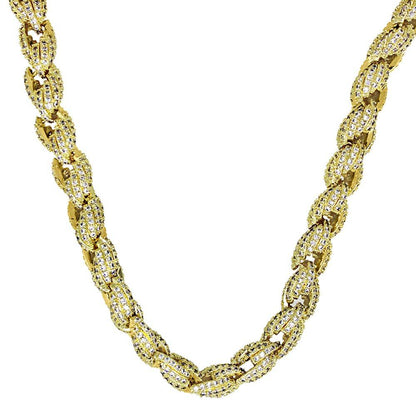 Bling Bling Rope Chain 8MM In Gold