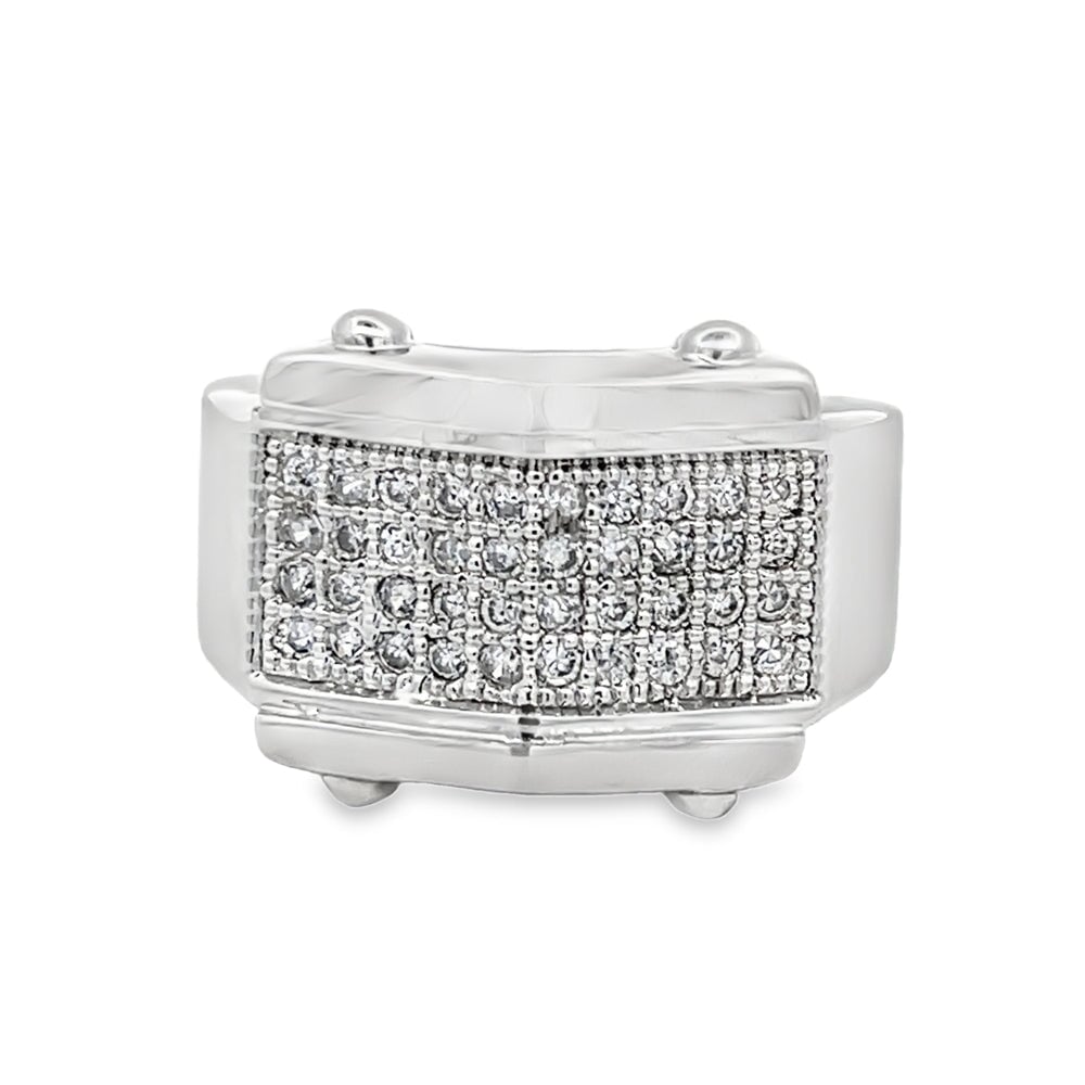 Bolt CZ Ring .925 Sterling Silver