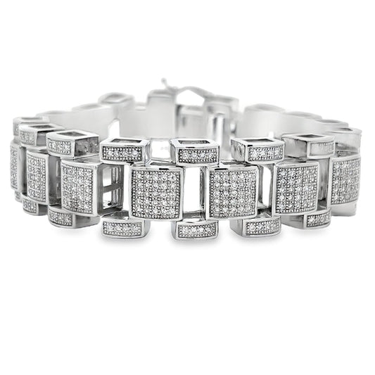 Classic CZ Hip Hop Bracelet