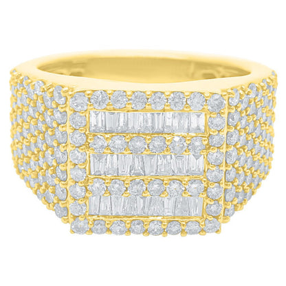 Clean Baguette Diamond Ring 2.90cttw 10K Gold