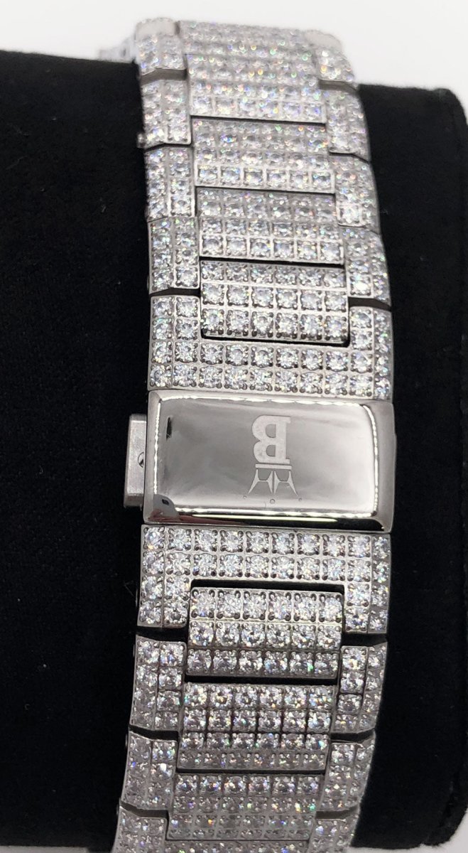 Crown Iced Out Hip Hop Bling Bustdown Watch