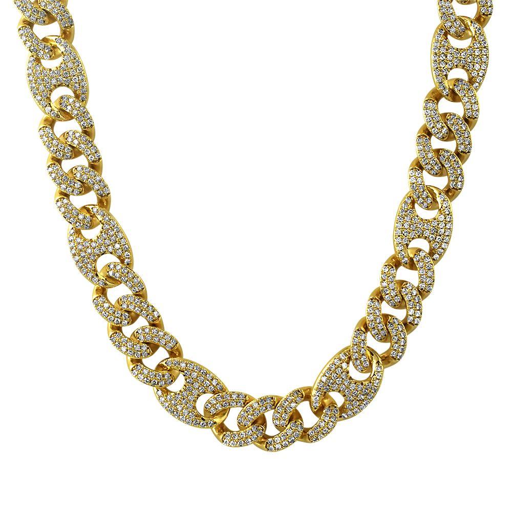 Cuban Mariner Link CZ Bling Bling Chain