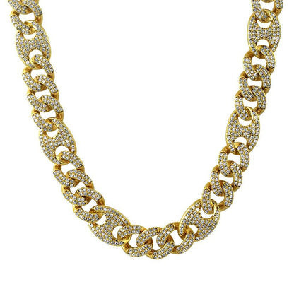 Cuban Mariner Link CZ Bling Bling Chain