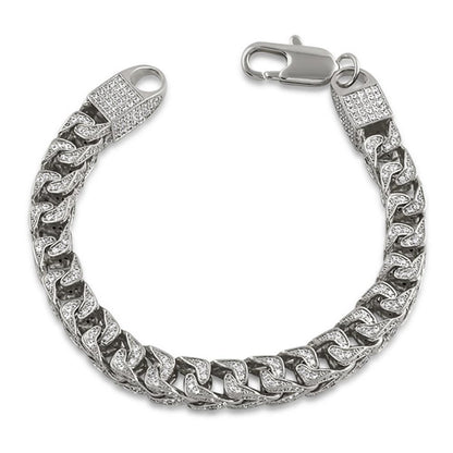 CZ Franco 8MM Bling Bling Bracelet