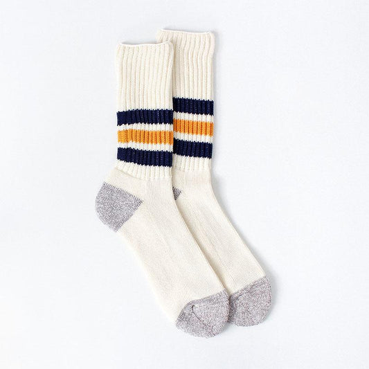 Rototo Coarse Ribbed Old School Crew Socks